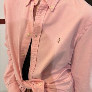 Ralph Lauren Men's Light Pink Button Down Shirt